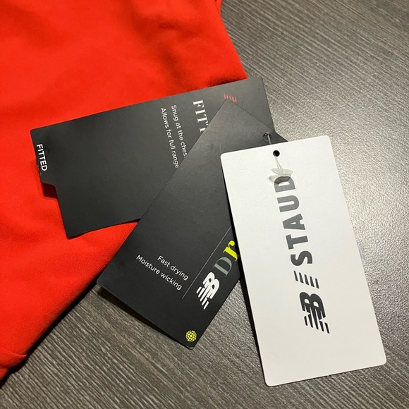 NB x STAUD Red & Pink Asymmetrical Top - Picture 2 of 7